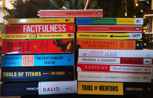 Her er et udpluk af mine yndlingsbøger fra 2010’erne. (Foto: Malene Elizabeth Staal Bruun Overgaard).